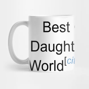 Best Grand Daughter in the World - Citation Needed! Mug